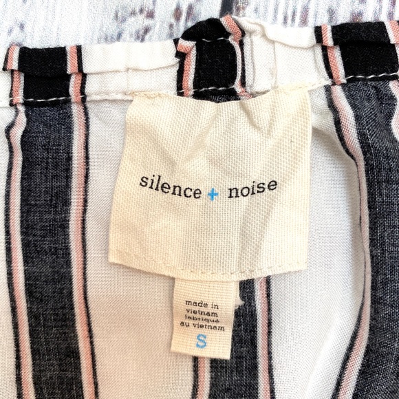 Silence + Noise Striped Romper - Small - Picture 2 of 4